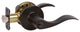 Delaney Hardware Logan, Tuscany Bronze, Keyed Entry Lever Set