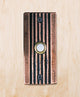 Ribs Bell Plate With Button, Verde