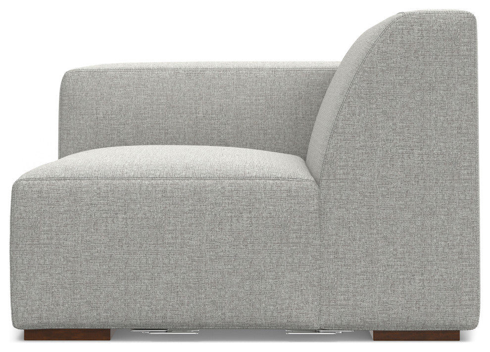 Rex Left-Arm Sofa Module in Tightly Woven Performance Fabric