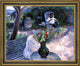 Henri Lebasque the Garden at Pradet Framed Premium Canvas Print, 20"x25"