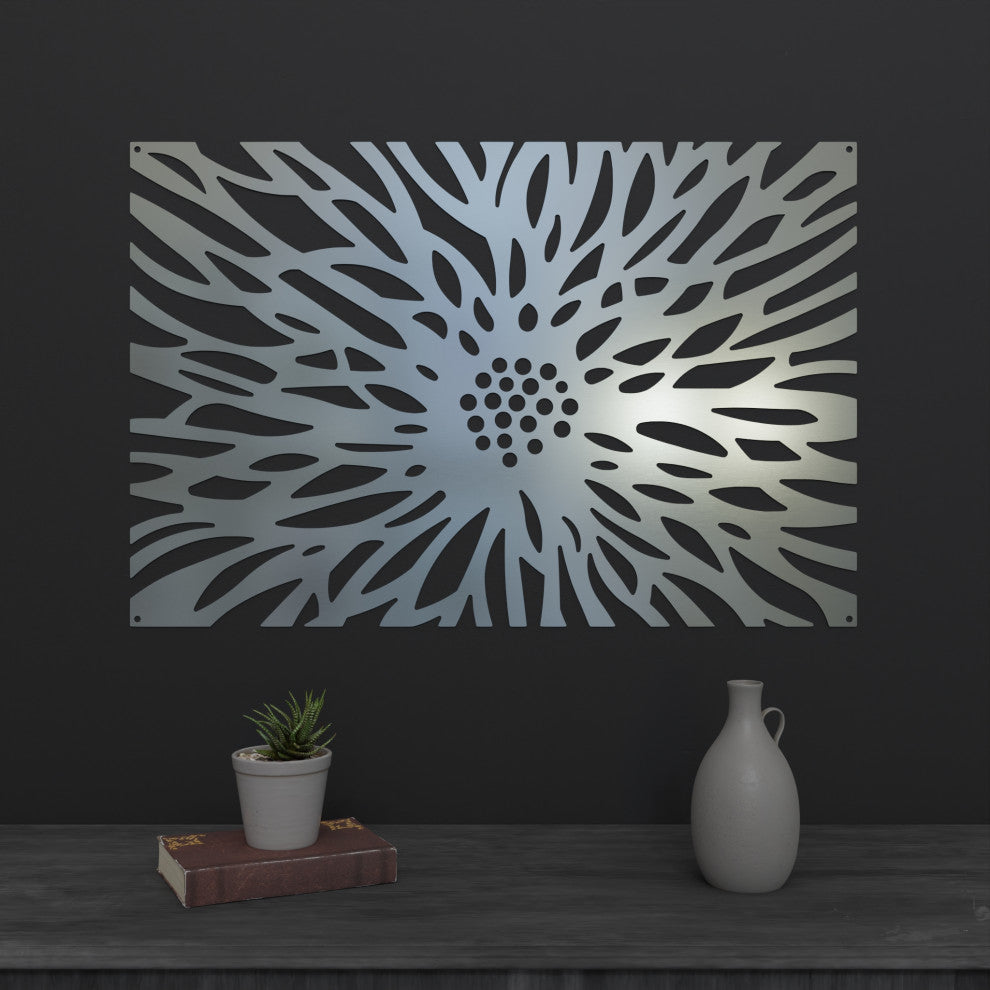 Metal Wall Art, Abstract Sunrise