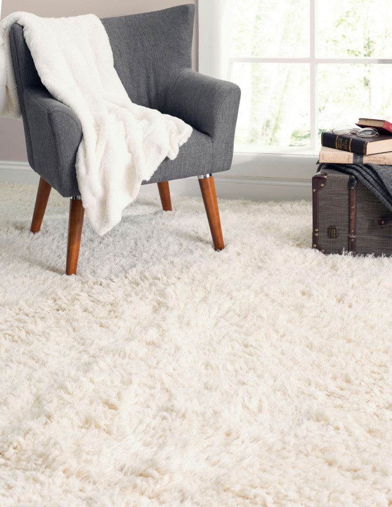 Pasargad Home Paris Shag Hand-Woven Shaggy Area Rug, 10' 0" X 14' 0"