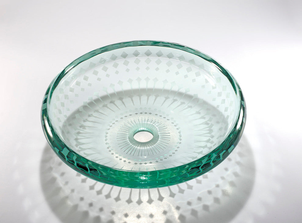 GLASS SINK BOWL