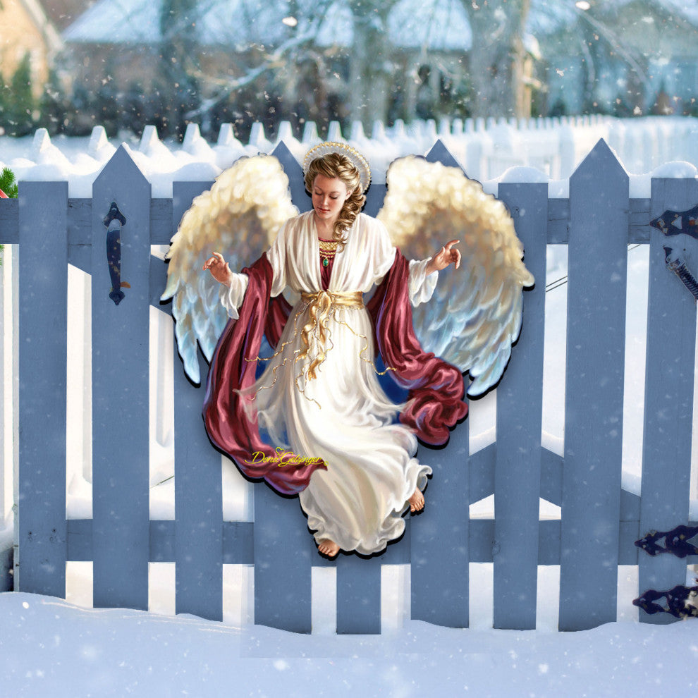 Peace on Earth Angel Wall and Door Hanger by Dona Gelsinger