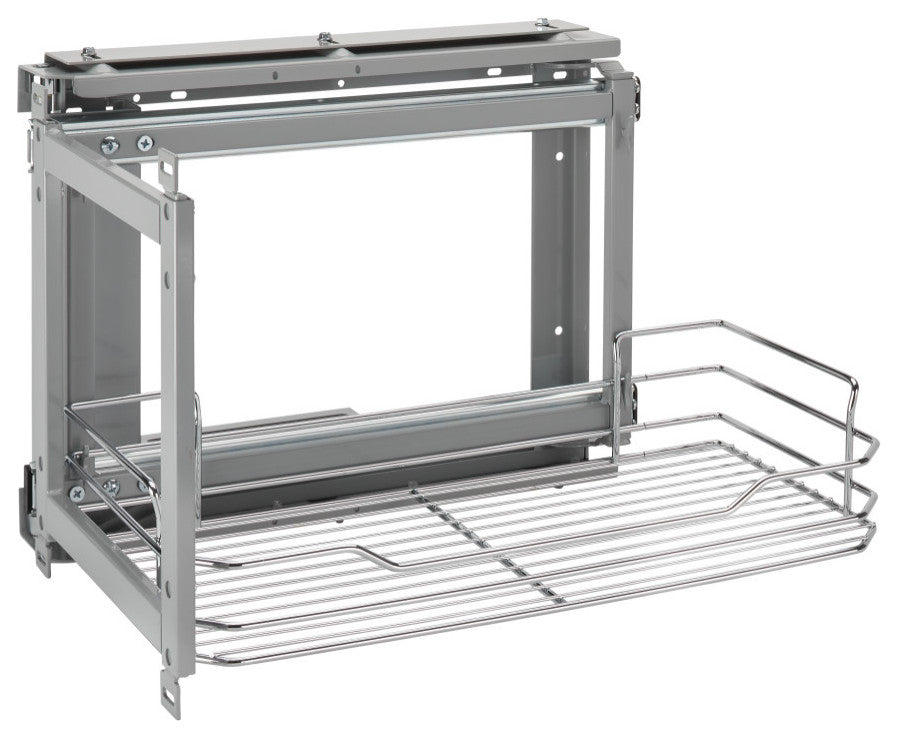 Sliding Wall Cabinet Organizer for Above Refrigerator/Wall Oven