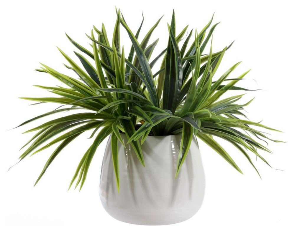 Safavieh Faux Orchid Potted Plant White