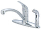 Single Handle Kitchen Faucet, Polished Chrome