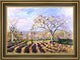 Alfred Sisley The Furrows Framed Premium Canvas Print, 16"x24"