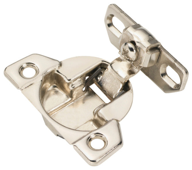 Belwith Hickory Bright Nickel Concealed Face Frame with 1/2 " Overlay P5128-14
