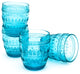 Fez Glass Old Fashion Set of 4, Turquoise
