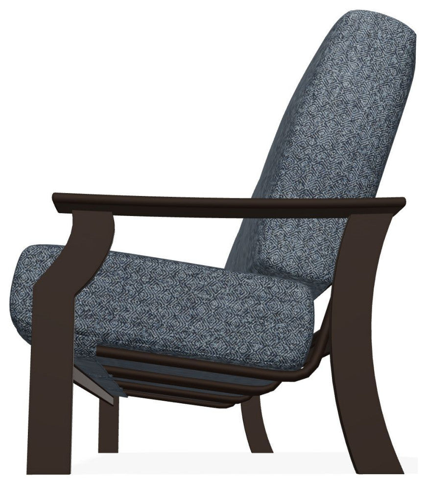 St. Catherine Deep Seat 3-Seat Outdoor Sofa, Restore Indigo/Kona