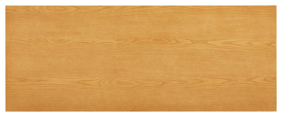 Oodle Natural Ash 2-Drawer Desk Natural