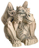 Large Feast On Fools Gargoyle Statue
