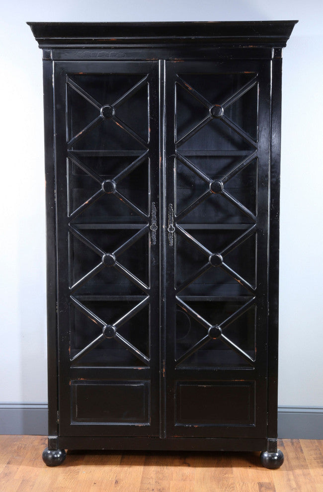 Anya 2-Door Cabinet, Black