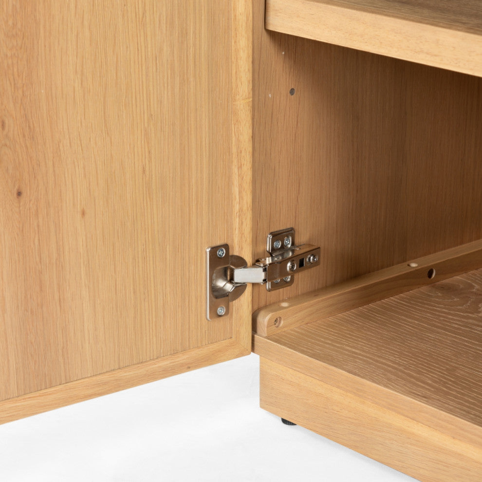 Safavieh Couture Zeus 4 Shelf Wood Bookcase, Natural