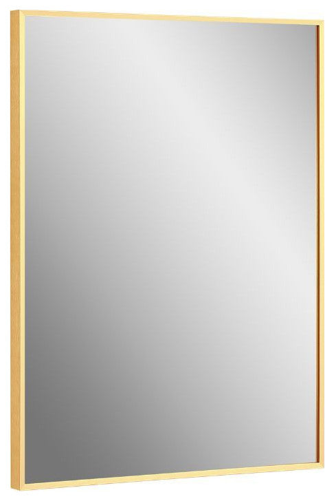 Vera Modern Rose Gold 24"Wx32"H Rectangular Mirror