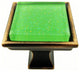 Green Super Galaxy Crystal Glass Oil Rubbed Bronze Madison Classic Knob