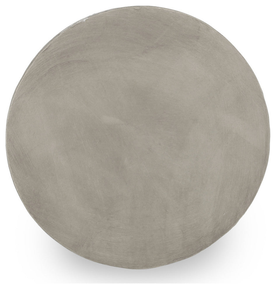 Bjorn Outdoor Lightweight Concrete Accent Side Table