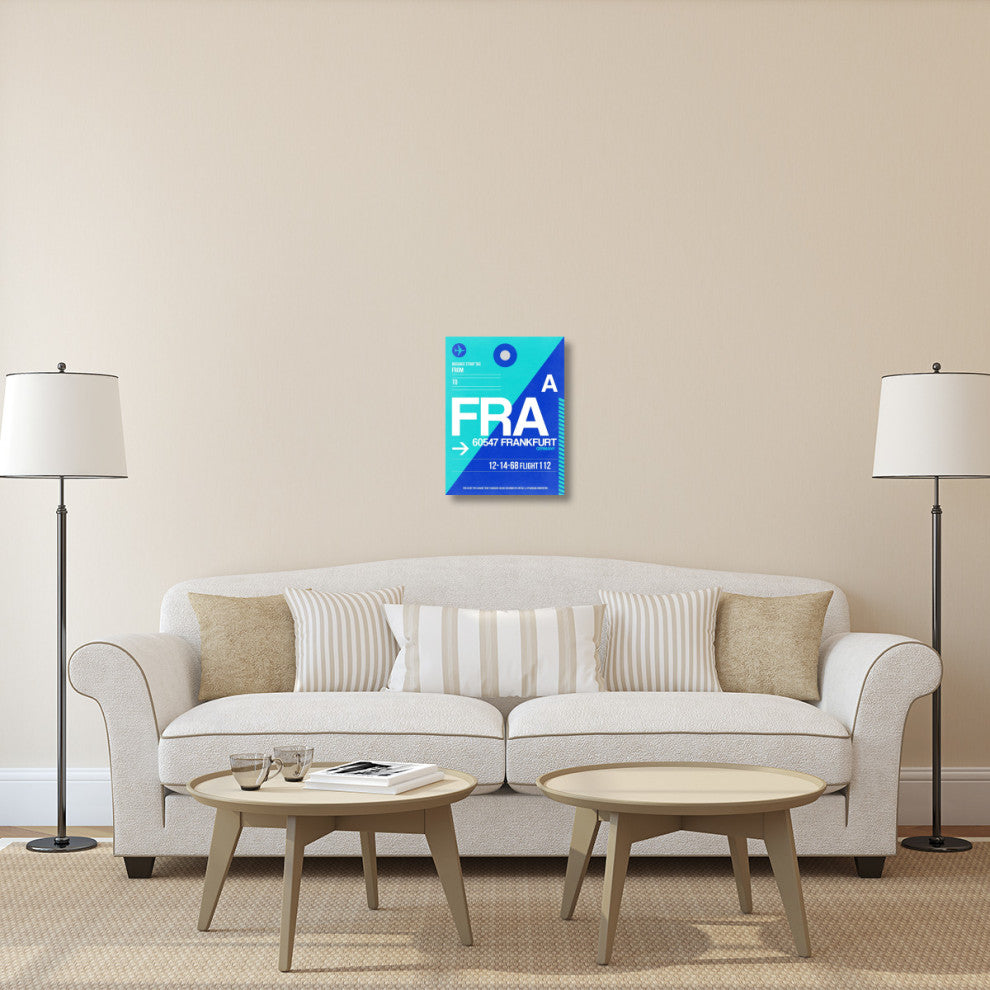 "FRA Frankfurt Luggage Tag 1" Fine Art Print