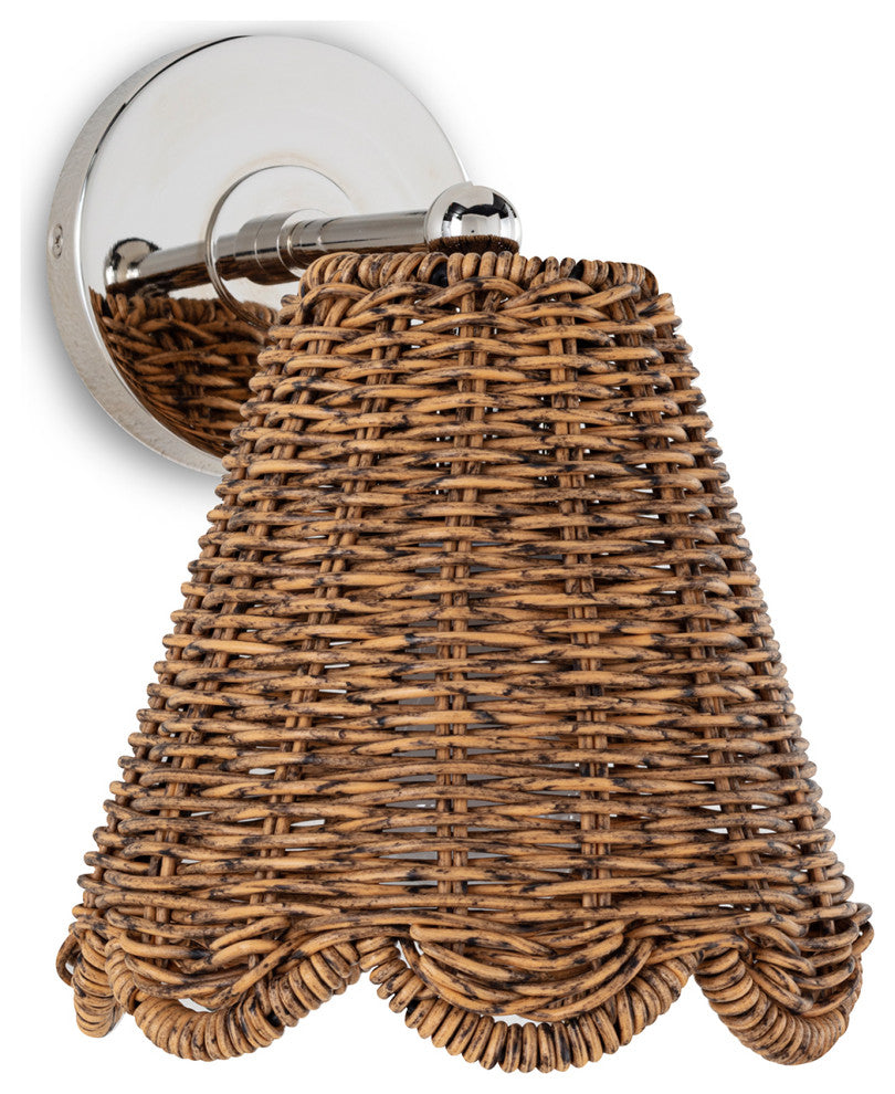 Regina Andrew Kismet Hanging Sconce, Natural Brass, Nickel