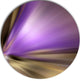 Bright Purple Shade Upward, Abstract Digital Disc Metal Wall Art, 38"