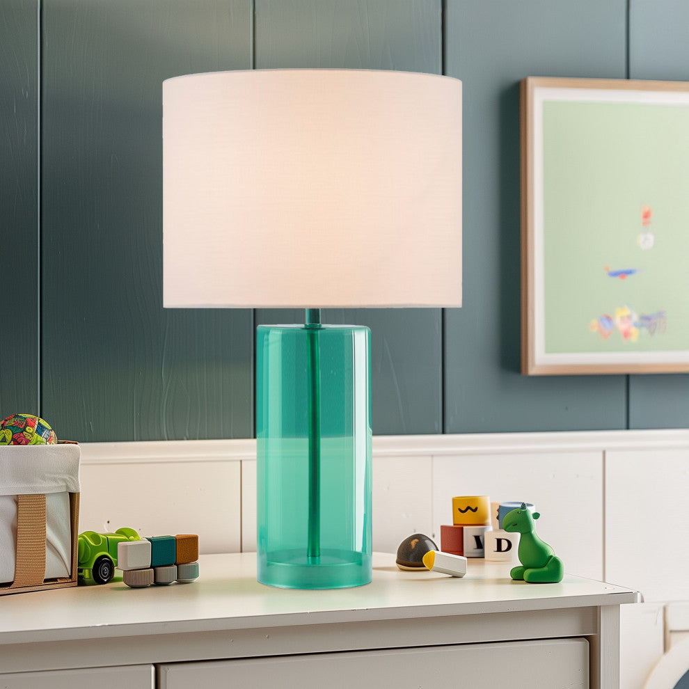 510 Design Neonova Glass Table Lamp, Blue
