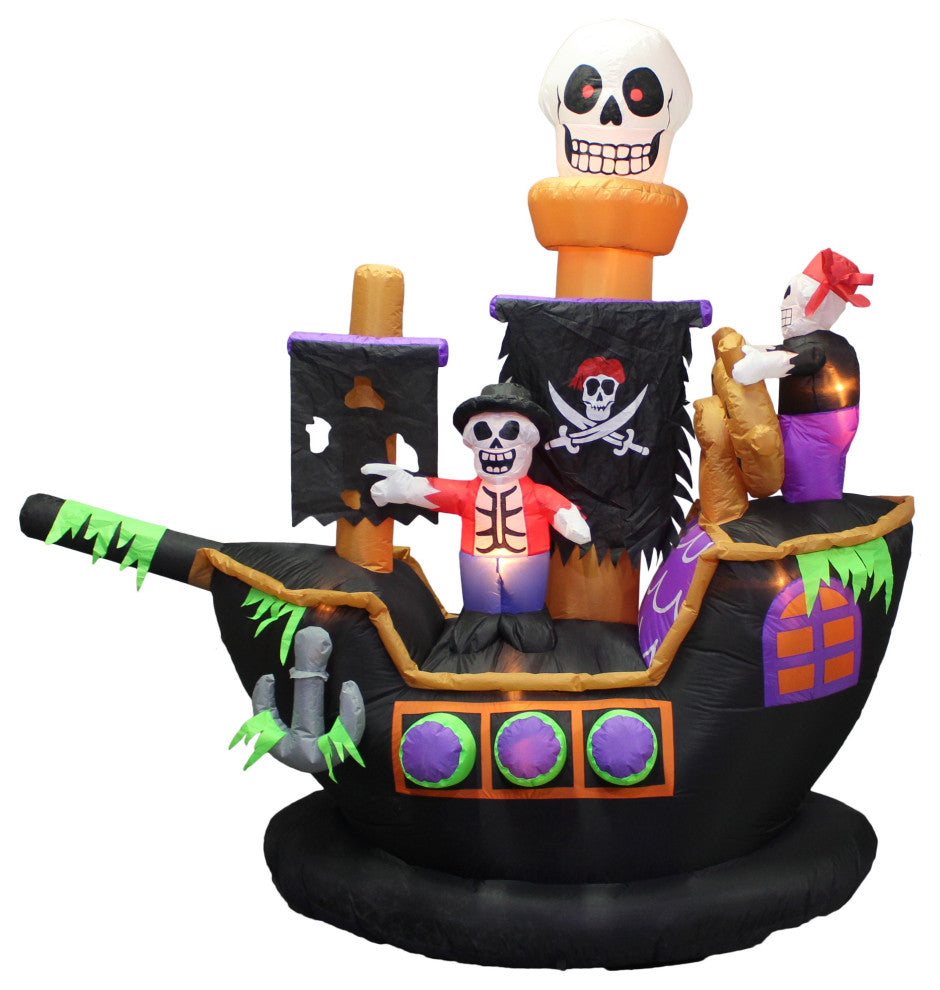 Skeleton Crew on Pirate Ship, 7'