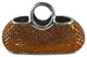 Decorative Ceramic and Glass Purse Flower Vase, 12.5"x5.5"x7.5"