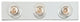 Westinghouse 66406 3-Lights Bathroom Bar Fixture, 18" x 4.5"