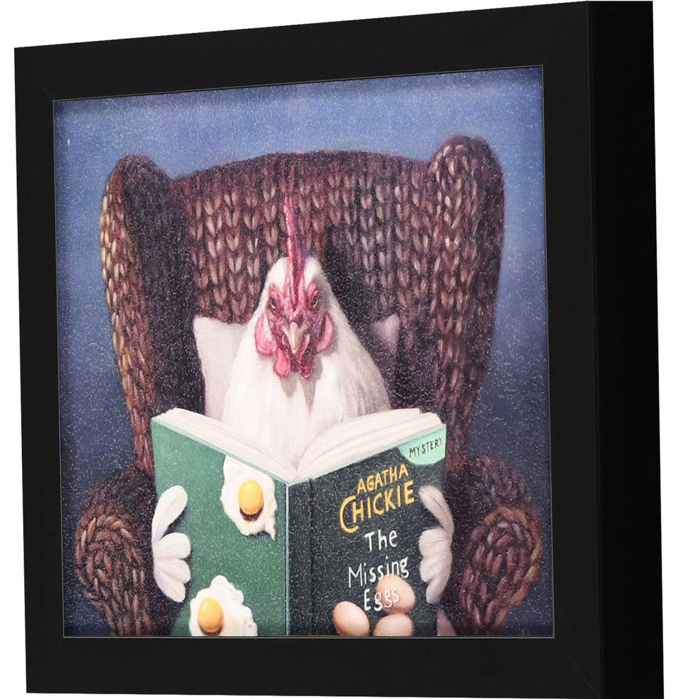 Chick Lit Non-Glass Framed Art