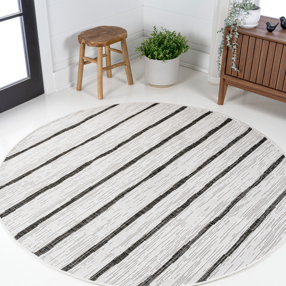 Colonia Berber Stripe Indoor/Outdoor Area Rug