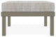 Larssen Cushion Deep Seating Outdoor Ottoman, Illusion Plaid Birch/Storm