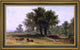 Aaron Draper Shattuck Landscape With Cows Framed Premium Canvas Print, 15"x30"