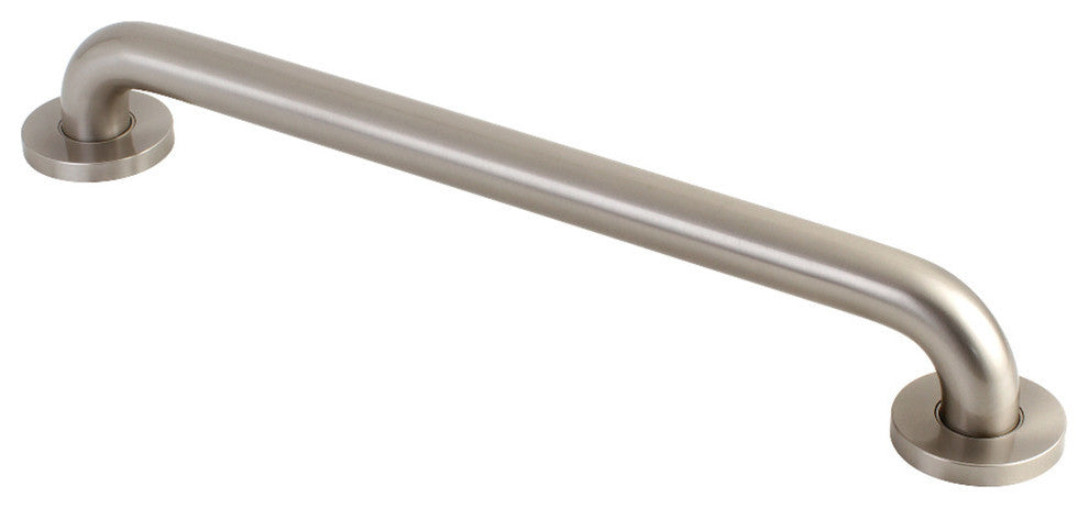 Kingston Brass 18" Decorative ADA Grab Bar, Brushed Nickel