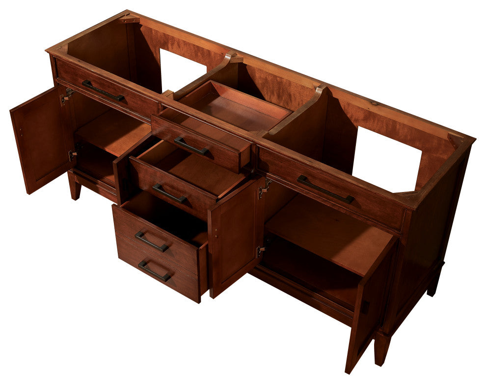 Avanity Madison 72" Vanity Only, Tobacco Finish