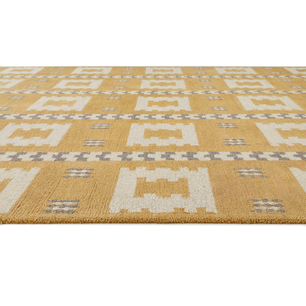 Freya Freya Area Rug, Gold, 5'x8'