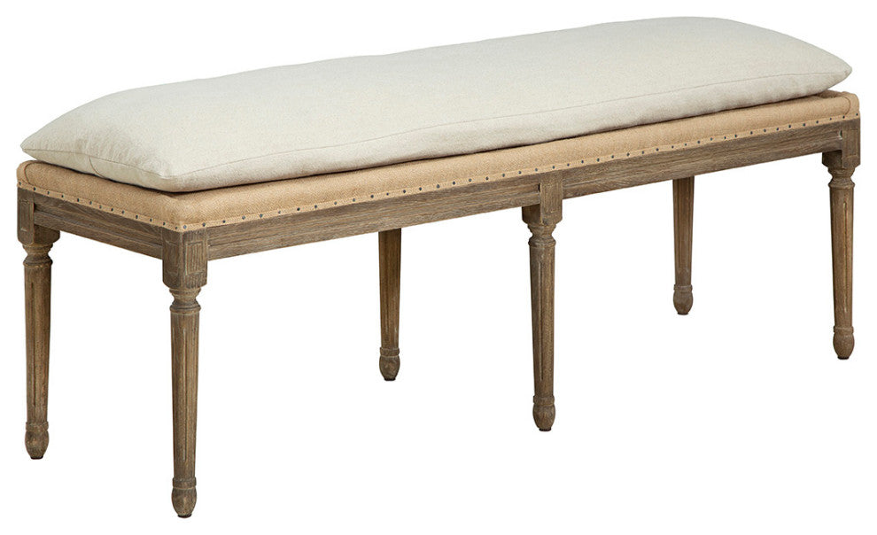 Milton Oak Bench, Natural