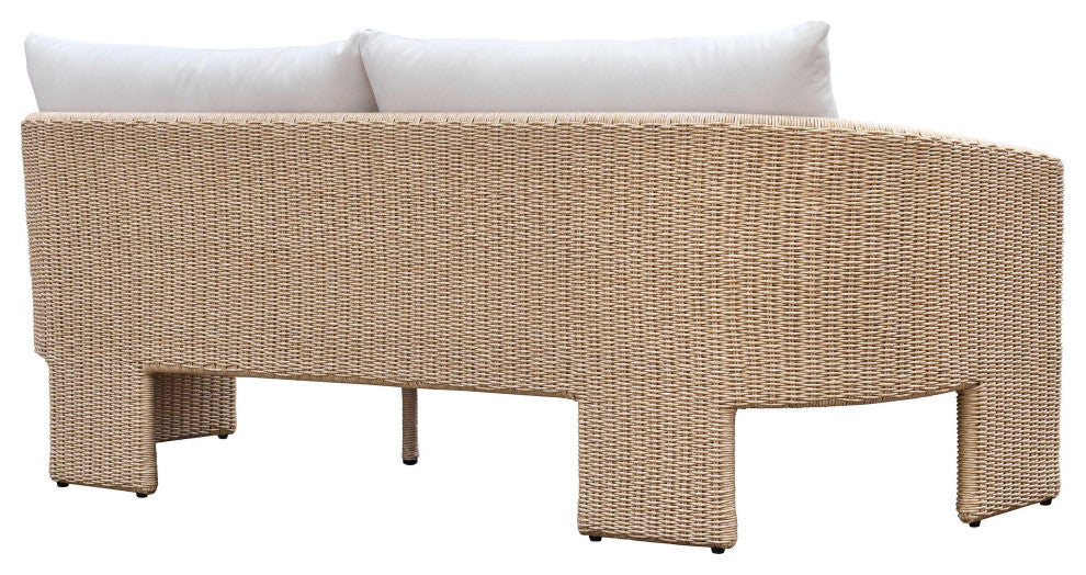 Alexa Cream Outdoor Sofa - Cream