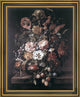 Rachel Ruysch Bouquet in a Glass Vase Framed Premium Canvas Print, 20"x25"