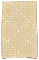 18"x30" Dots and Dashes Geometric Print Kitchen Towel, Gold