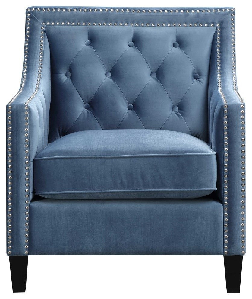Teagan Accent Chair, Marine Blue