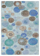 Machine Washable Indoor/Outdoor Chantille ACN1896 Teal 5' x 7'6" Rug