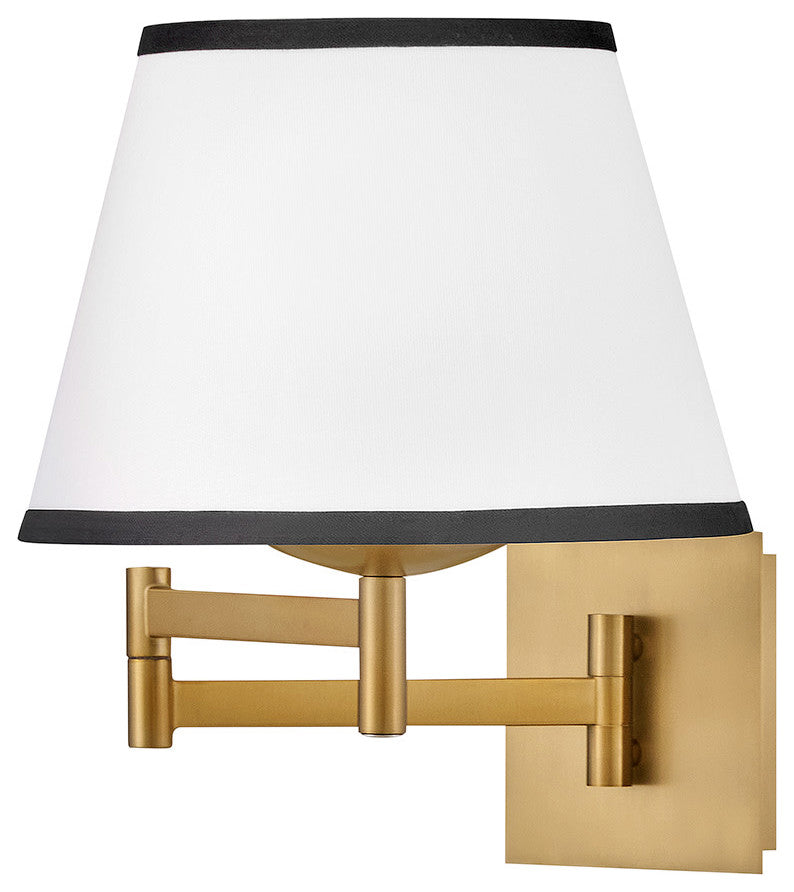 Hinkley Sonia Medium Task Light Sconce, Lacquered Brass