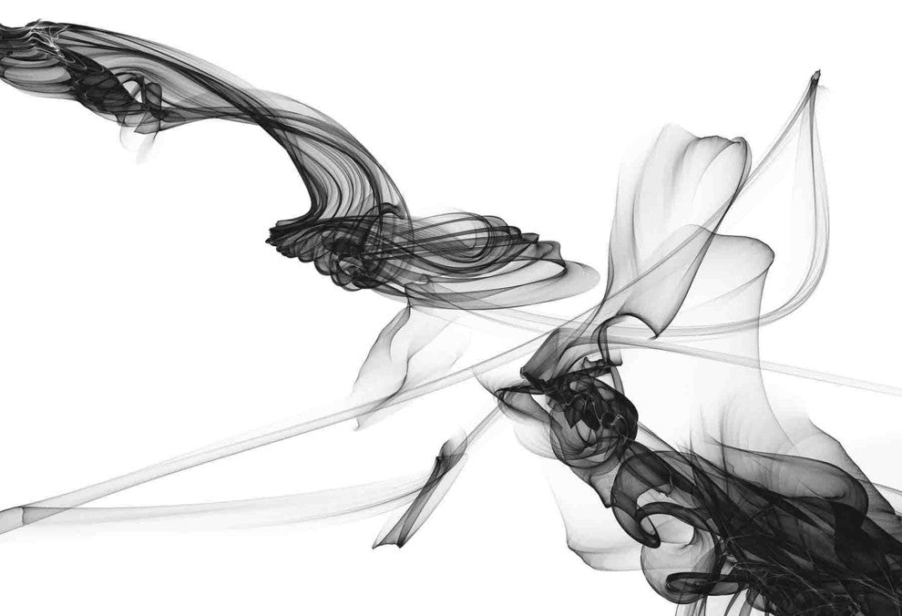 "Abstract Black and White Art 2015-01-06-30" Print on Canvas by Irena Orlov