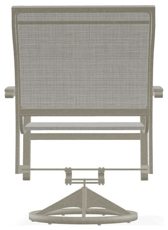 Bazza Sling Outdoor Swivel Rocker, Deacon/Storm