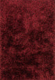 3" Pile Polyester Linden Ribbon Shag Area Rug by Loloi, Red, 5'x7'6"
