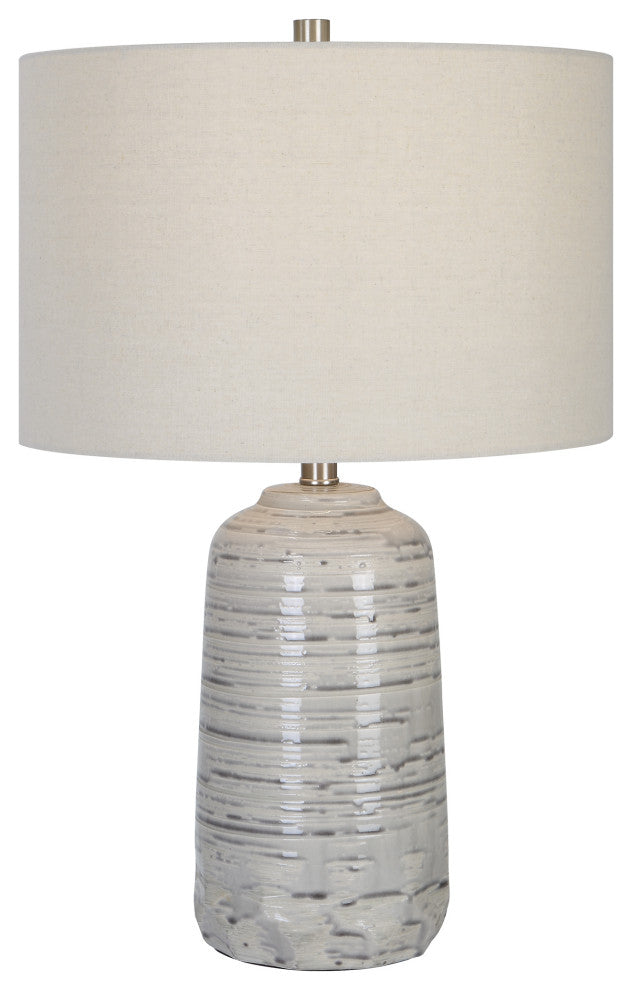 Uttermost Cyclone Ivory Table Lamp
