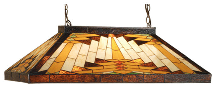 Meyda lighting 66677 39"L Nuevo Mission Oblong Pendant