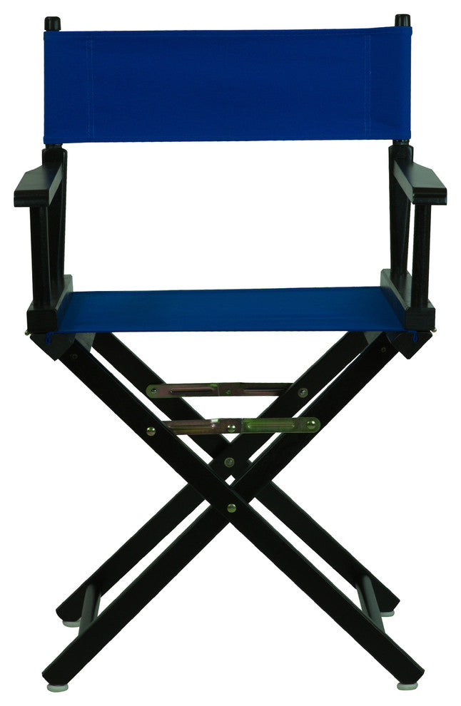 018" Director's Chair Black Frame-Royal Blue Canvas