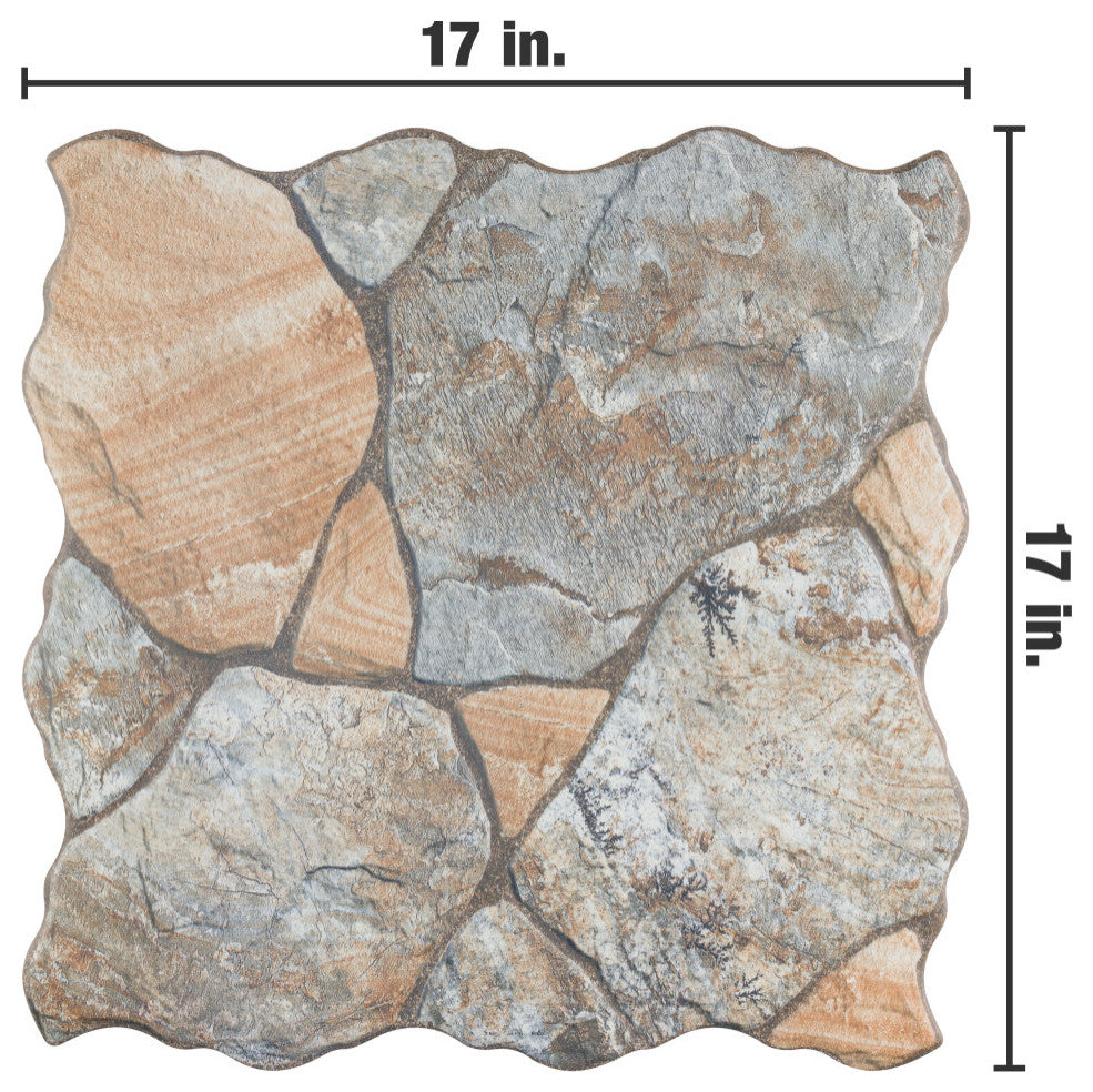 Canet Marron Porcelain Floor and Wall Tile